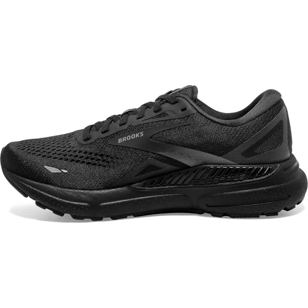 Brooks Mens Adrenaline GTS 23 Supportive Running ShoeBlackBlackEbony