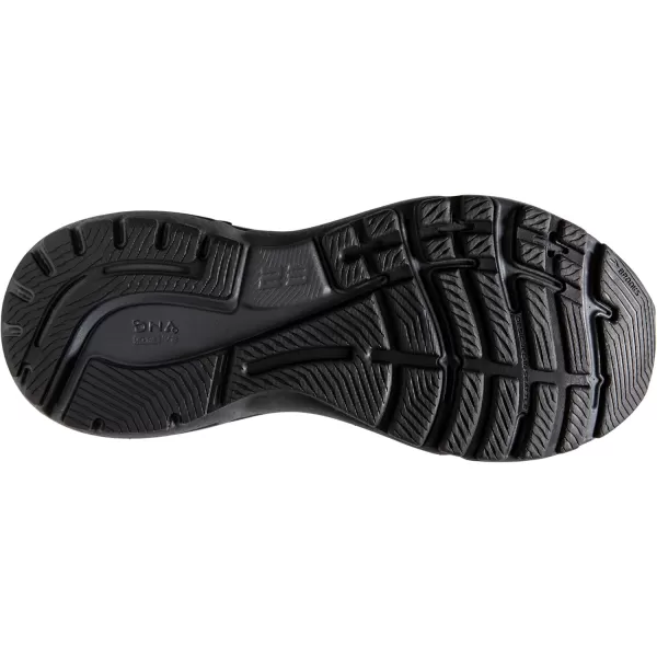 Brooks Mens Adrenaline GTS 23 Supportive Running ShoeBlackEbonyLiberty
