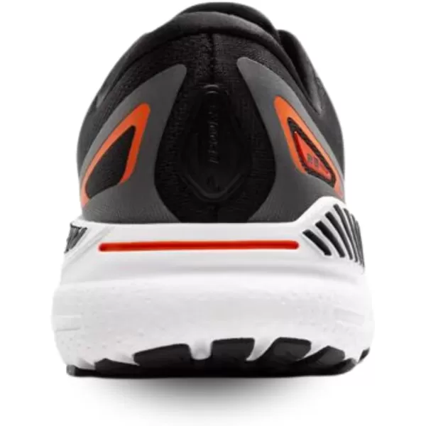 Brooks Mens Adrenaline GTS 23 Supportive Running ShoeBlackMandarin RedSilver