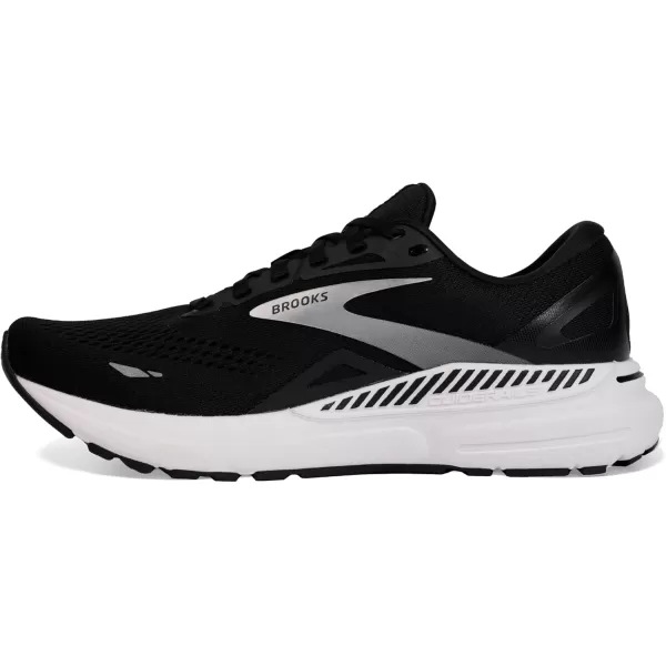 Brooks Mens Adrenaline GTS 23 Supportive Running ShoeBlackWhiteSilver