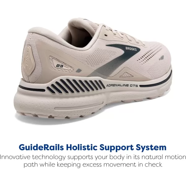 Brooks Mens Adrenaline GTS 23 Supportive Running ShoeCrystal GreySurf the WebGrey