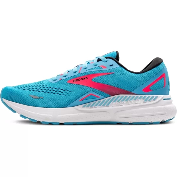 Brooks Mens Adrenaline GTS 23 Supportive Running ShoeCrystal SeasDiva PinkBlack
