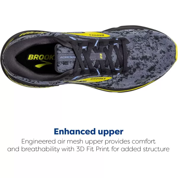 Brooks Mens Adrenaline GTS 23 Supportive Running ShoeNine IronFolkstoneSulphur