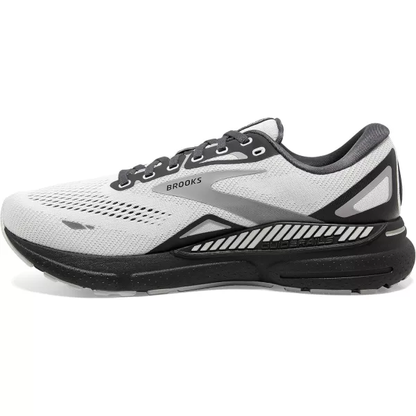 Brooks Mens Adrenaline GTS 23 Supportive Running ShoeOysterEbonyAlloy