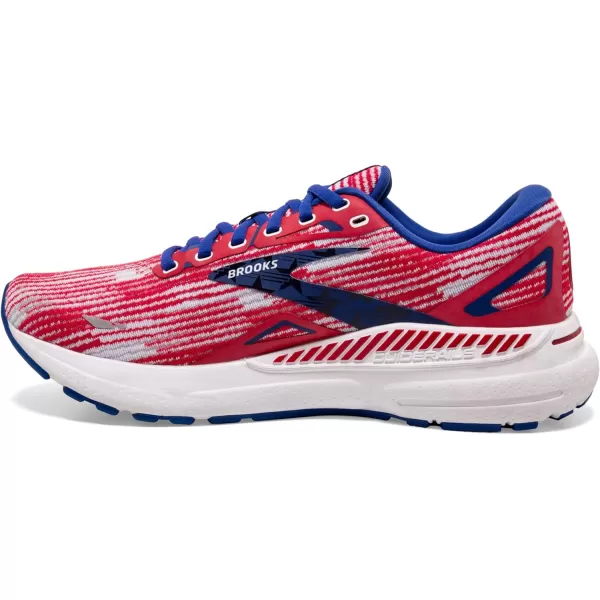 Brooks Mens Adrenaline GTS 23 Supportive Running ShoeSurfWhiteTango