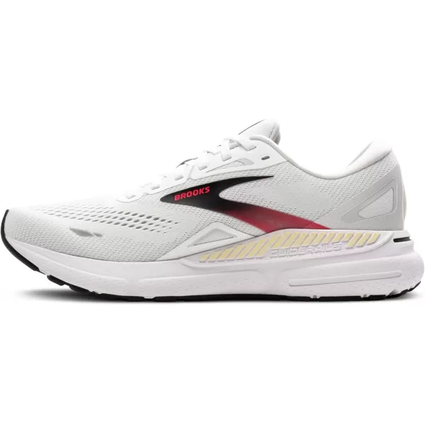 Brooks Mens Adrenaline GTS 23 Supportive Running ShoeWhiteCreamPink