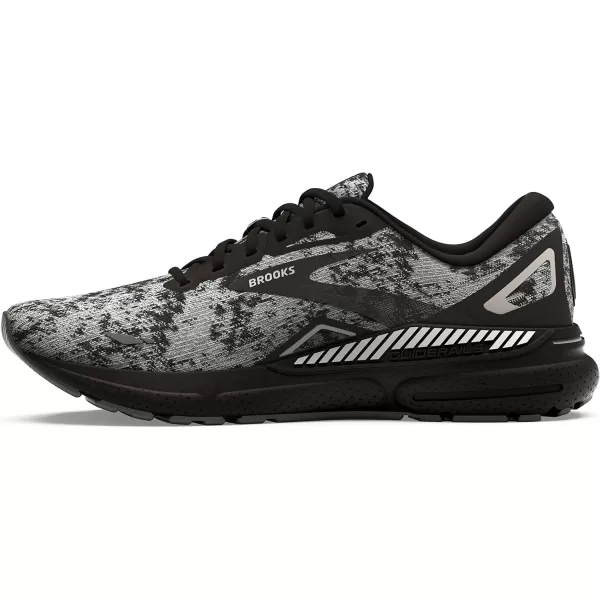 Brooks Mens Adrenaline GTS 23 Supportive Running ShoeWhiteGreyBlack