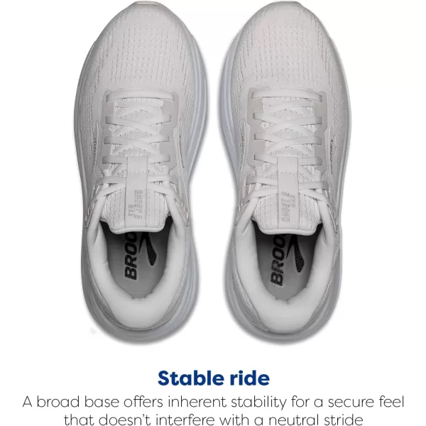 Brooks Mens Ghost Max 2 Neutral Running ampamp Walking ShoeBright WhiteBright White