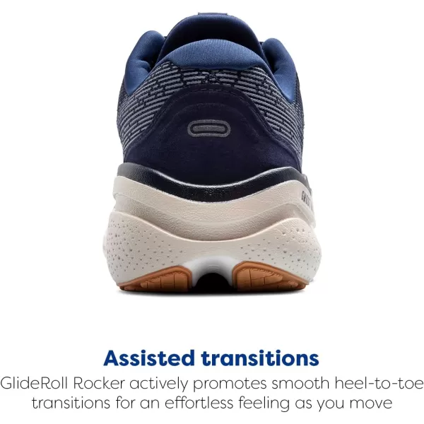 Brooks Mens Ghost Max 2 Neutral Running ampamp Walking ShoePeacoatStoneBiscuit