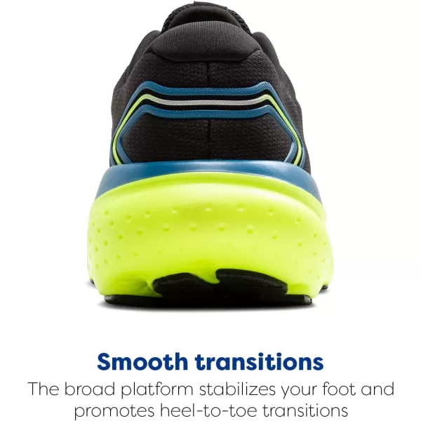 Brooks Mens Glycerin 21 Neutral Running ShoeBlackBlueNightlife