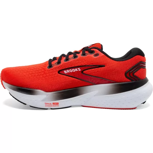 Brooks Mens Glycerin 21 Neutral Running ShoeGrenadineSalsaBlack