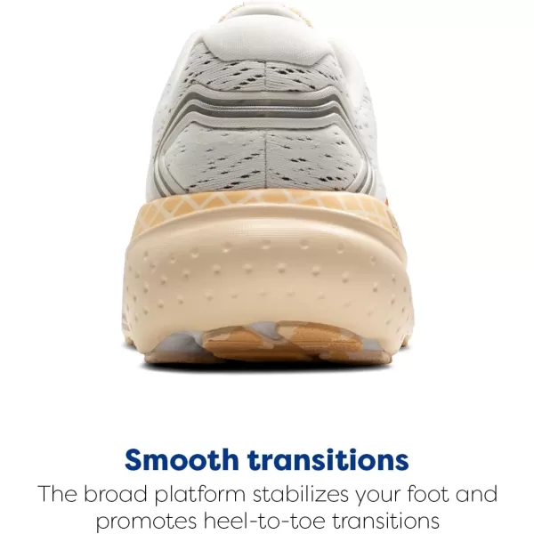 Brooks Mens Glycerin 21 Neutral Running ShoeSnowDawnStraw