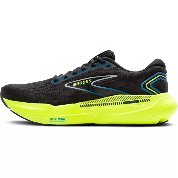 Brooks Mens Glycerin GTS 21 Supportive Running ShoeBlackBlueNightlife