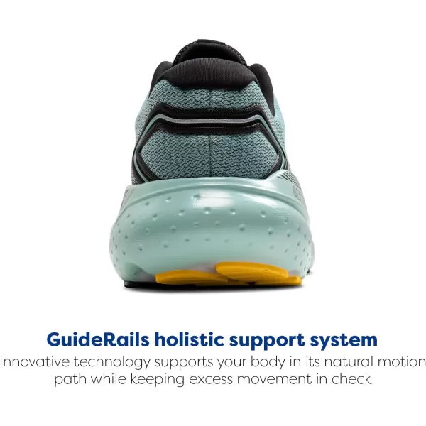 Brooks Mens Glycerin GTS 21 Supportive Running ShoeCloudBlackGold