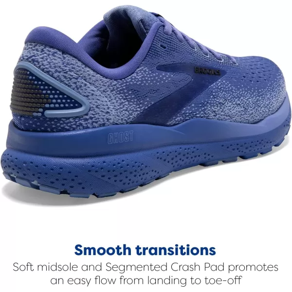 Brooks Womens Ghost 16 Neutral Running ShoeBaja BluePale Iris