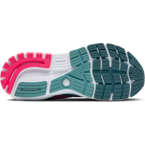 Brooks Womens Ghost 16 Neutral Running ShoeBluePinkMoroccan Blue
