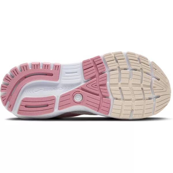 Brooks Womens Ghost 16 Neutral Running ShoeCoconutZephyrWhite