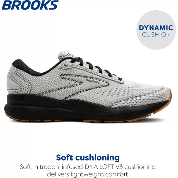 Brooks Womens Ghost 16 Neutral Running ShoeOysterBlackAlloy