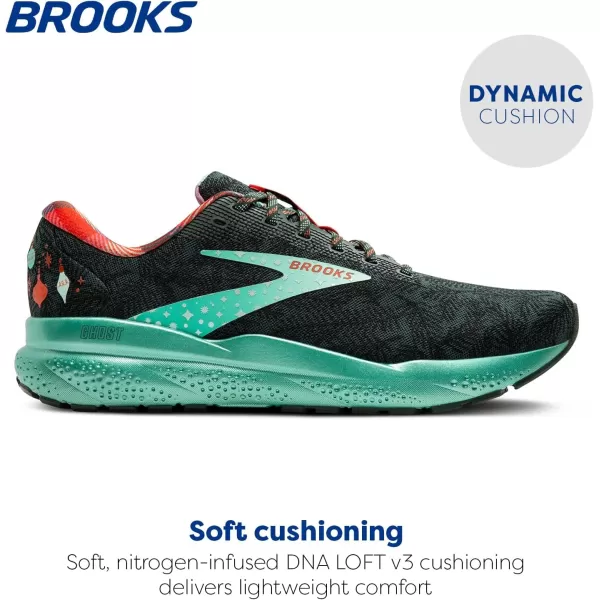 Brooks Womens Ghost 16 Neutral Running ShoePosySycamoreFiesta