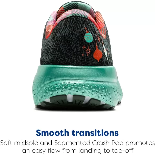 Brooks Womens Ghost 16 Neutral Running ShoePosySycamoreFiesta