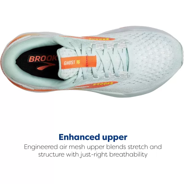 Brooks Womens Ghost 16 Neutral Running ShoeSkylightCoconutSunset