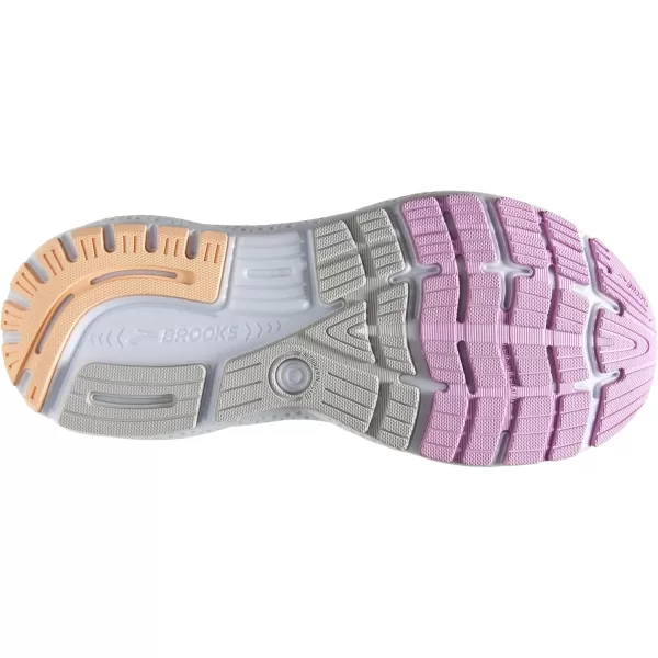Brooks Womens Ghost 16 Neutral Running ShoeWhiteGreyOrchid