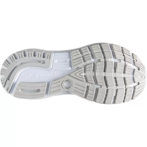 Brooks Womens Ghost 16 Neutral Running ShoeWhiteWhiteGrey