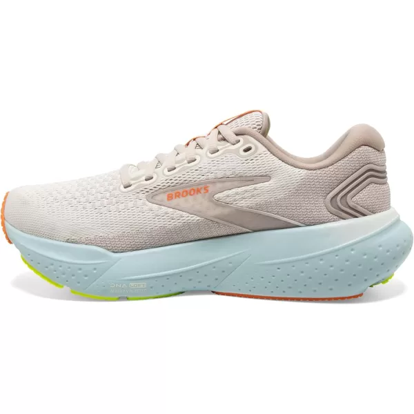 Brooks Womens Glycerin 21 Neutral Running ShoeCoconutAquaAutumn Sunset