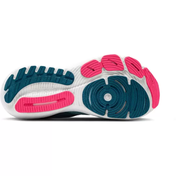 Brooks Womens Glycerin 21 Neutral Running ShoeMoroccan BlueAquaPink