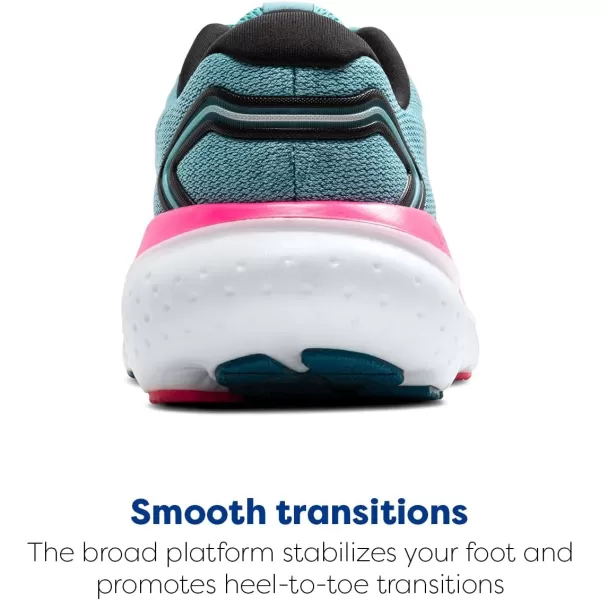 Brooks Womens Glycerin 21 Neutral Running ShoeMoroccan BlueAquaPink