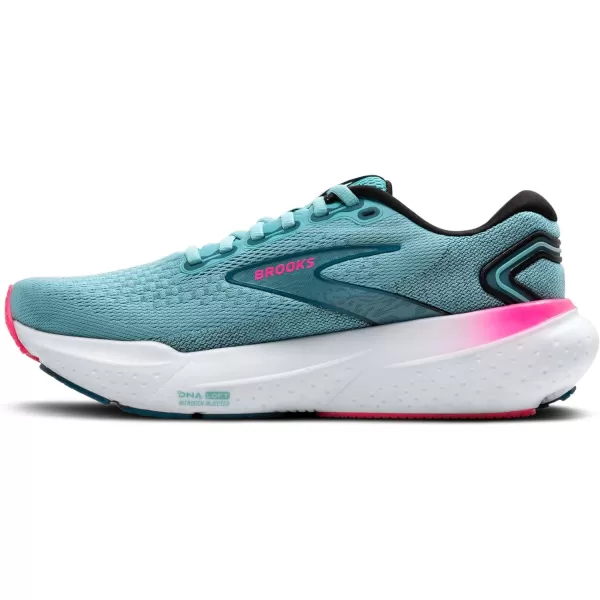Brooks Womens Glycerin 21 Neutral Running ShoeMoroccan BlueAquaPink