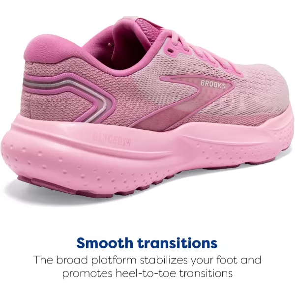 Brooks Womens Glycerin 21 Neutral Running ShoePink LadyFuchsia Pink