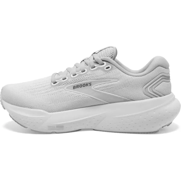 Brooks Womens Glycerin 21 Neutral Running ShoeWhiteWhiteGrey