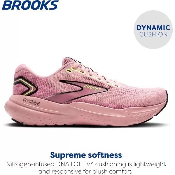 Brooks Womens Glycerin 21 Neutral Running ShoeZephyrVioletGreen