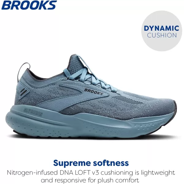 Brooks Womens Glycerin Stealthfit 21 Neutral Running ShoeCitadelEbonyOnyx