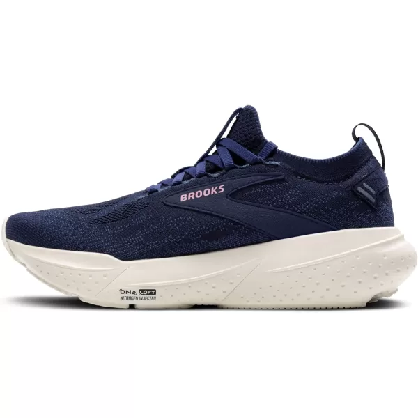 Brooks Womens Glycerin Stealthfit 21 Neutral Running ShoePeacoatOnyxOrchid