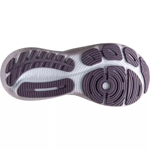 Brooks Womens Glycerin Stealthfit 21 Neutral Running ShoeRaindropsPurple Sage
