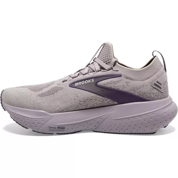 Brooks Womens Glycerin Stealthfit 21 Neutral Running ShoeRaindropsPurple Sage
