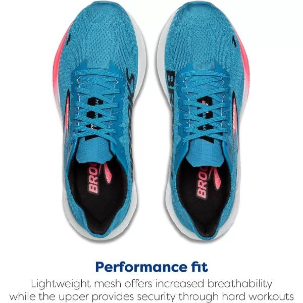 Brooks Womens Hyperion Max 2 Neutral Running ShoeCrystal SeasDiva PinkBlack