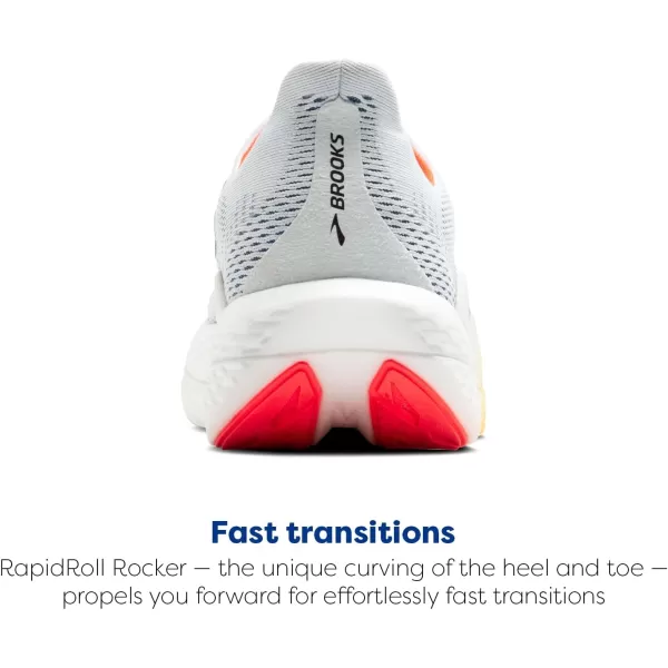 Brooks Womens Hyperion Max 2 Neutral Running ShoeIllusionCoralBlack