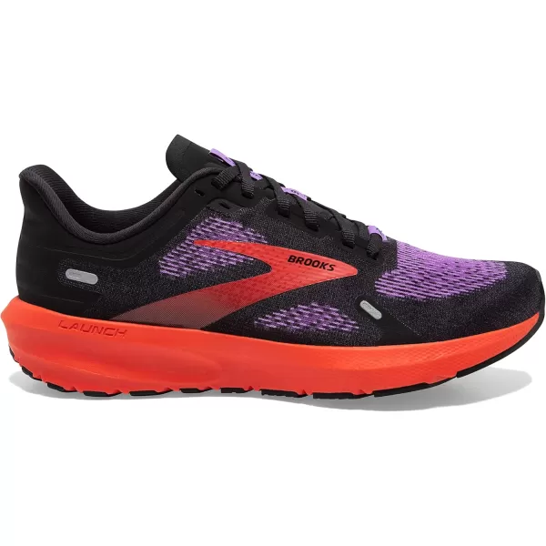 Brooks Womens Launch 9 Neutral Running ShoeBlackBellflowerFiesta