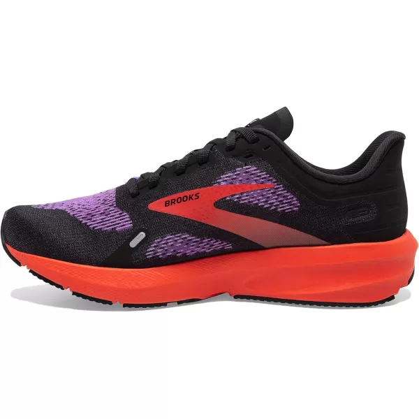 Brooks Womens Launch 9 Neutral Running ShoeBlackBellflowerFiesta