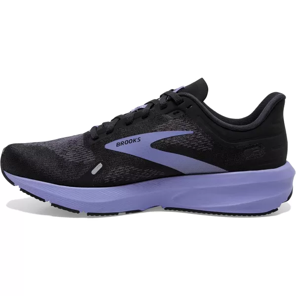 Brooks Womens Launch 9 Neutral Running ShoeBlackEbonyPurple