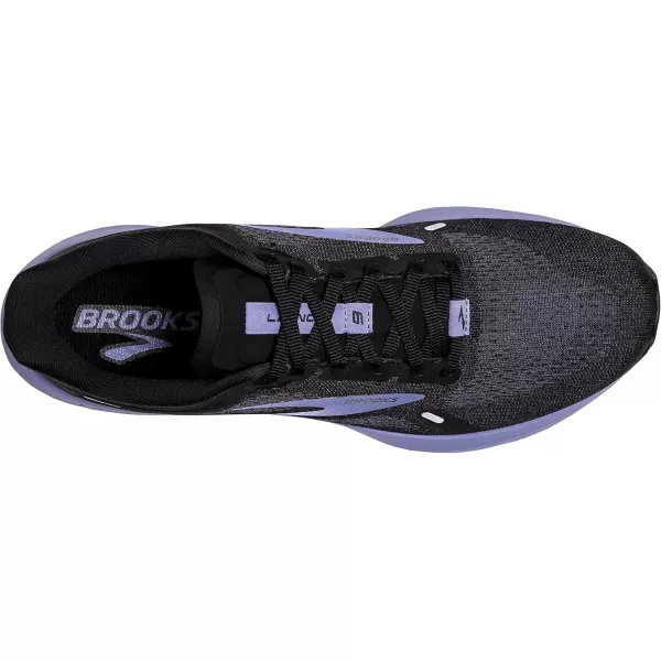 Brooks Womens Launch 9 Neutral Running ShoeBlackEbonyPurple
