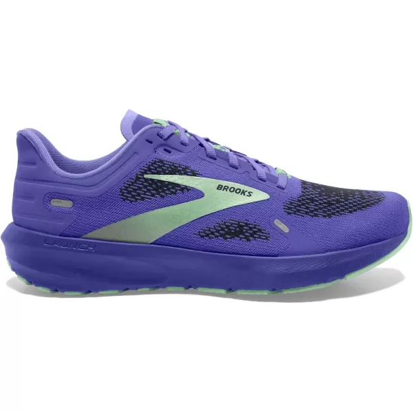 Brooks Womens Launch 9 Neutral Running ShoeBlue IrisEbonyGreen