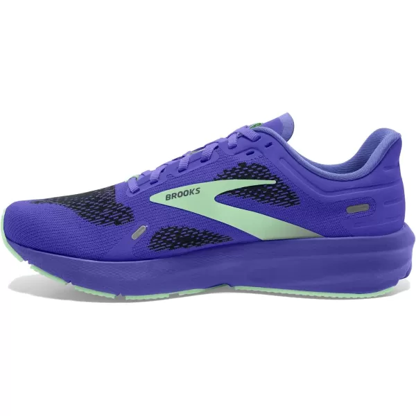Brooks Womens Launch 9 Neutral Running ShoeBlue IrisEbonyGreen