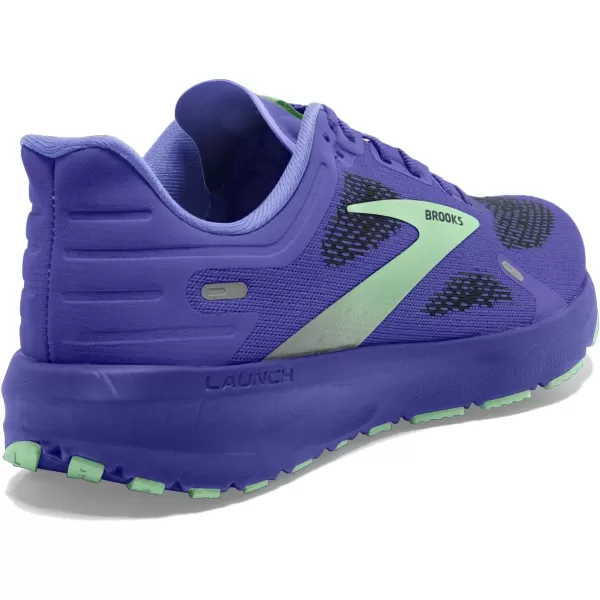 Brooks Womens Launch 9 Neutral Running ShoeBlue IrisEbonyGreen