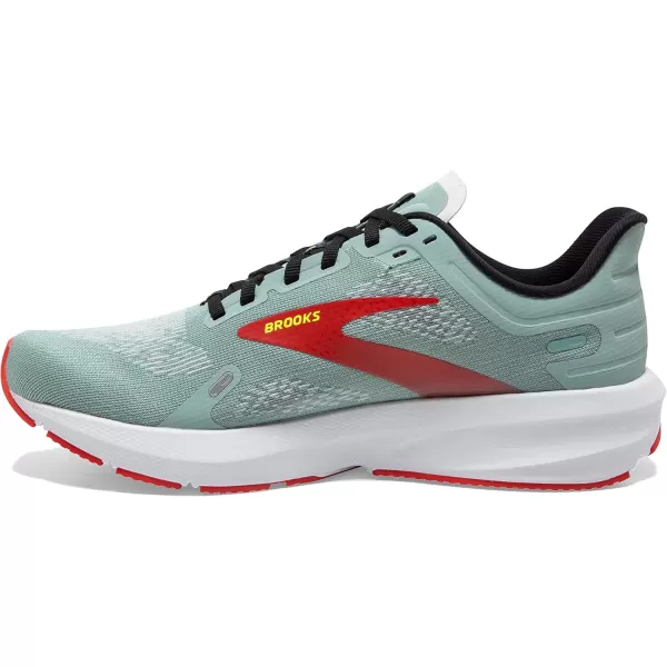 Brooks Womens Launch 9 Neutral Running ShoeBlue SurfBlackCherry Tomato