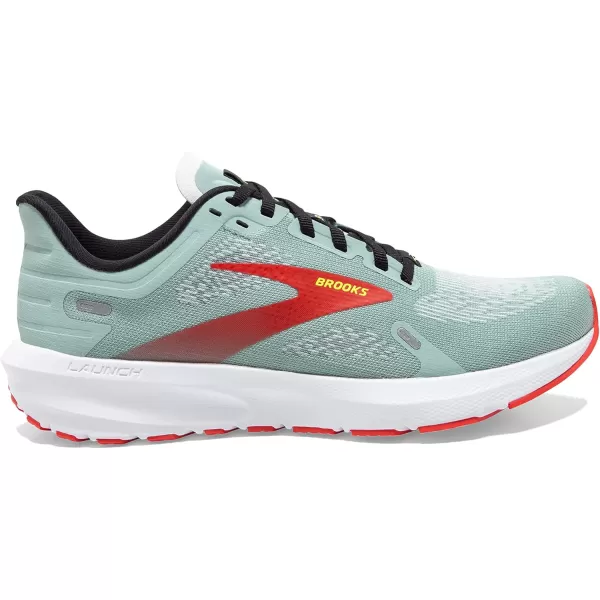 Brooks Womens Launch 9 Neutral Running ShoeBlue SurfBlackCherry Tomato