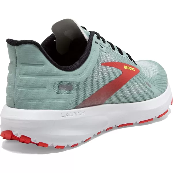 Brooks Womens Launch 9 Neutral Running ShoeBlue SurfBlackCherry Tomato
